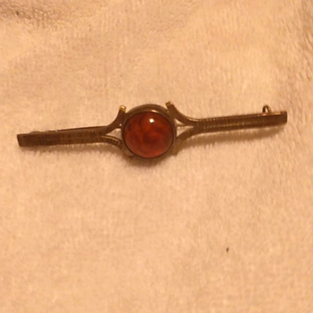 Polish amber pin
